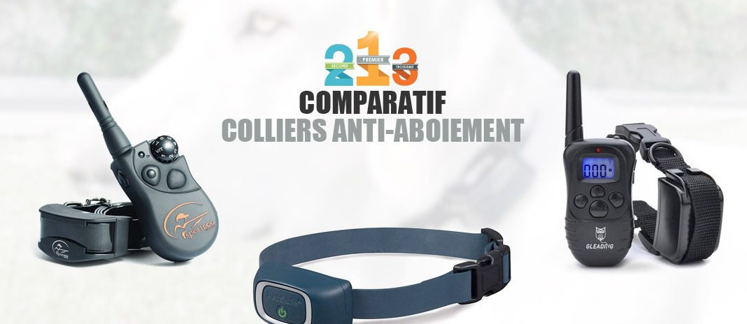 comparatif colliers anti-aboiement